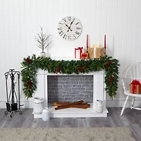 Nearly Natural Pre-Lit Indoor Garland
