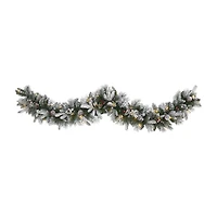 Nearly Natural Pre-Lit Indoor Garland