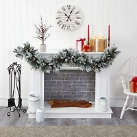 Nearly Natural Pre-Lit Indoor Garland