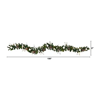Nearly Natural Pre-Lit Indoor Garland