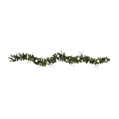 Nearly Natural Pre-Lit Indoor Garland