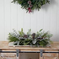 Nearly Natural Evergreen Pinecone Tabletop Decor