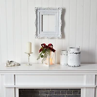 Nearly Natural Berry Pine Lighted Christmas Tabletop Decor