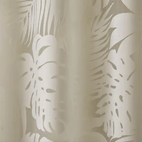 Madison Park Kauna Palm Leaf Grommet Top Sheer Single Curtain Panel