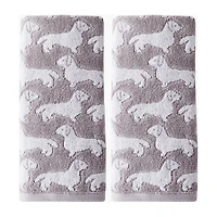 Saturday Knight Dog 2-pc. Hand Towel