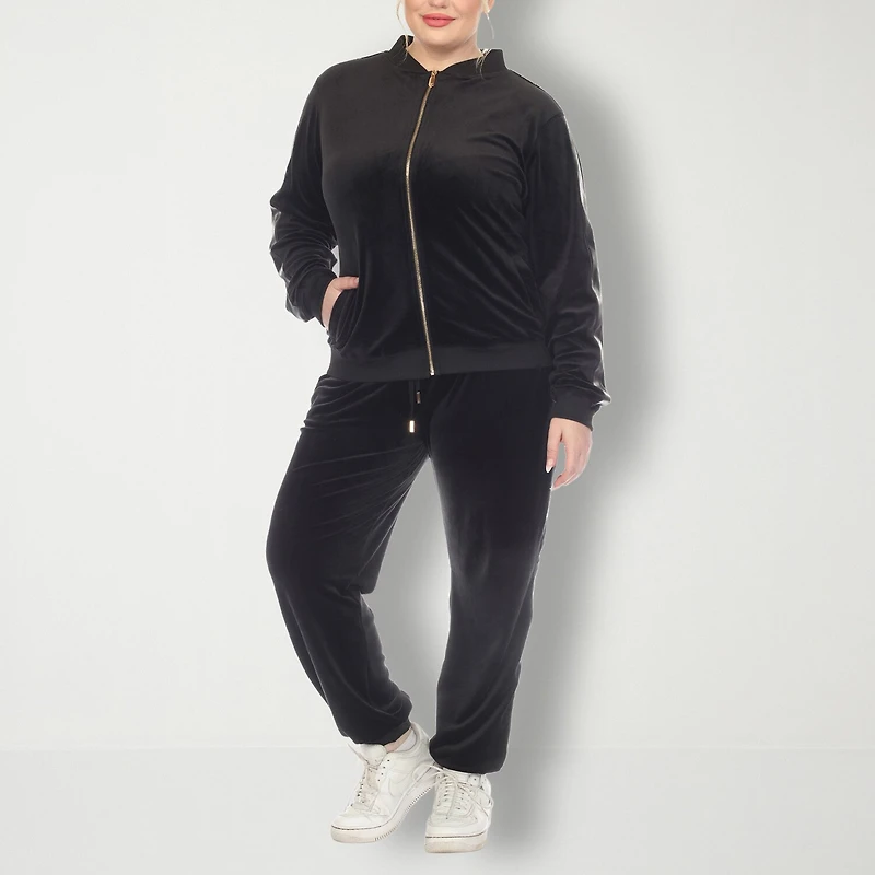 White Mark 2-pc. Track Suit Plus