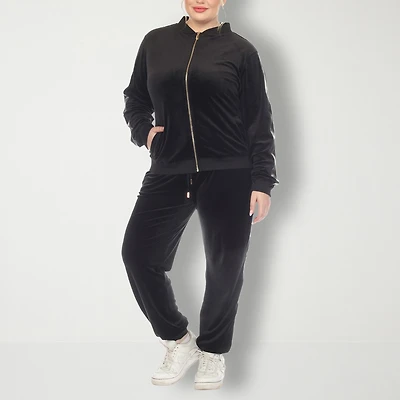 White Mark 2-pc. Track Suit Plus