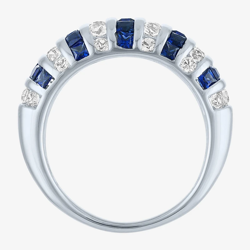Womens Gemstone Sterling Silver Cocktail Ring