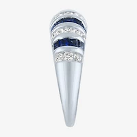 Womens Gemstone Sterling Silver Cocktail Ring