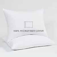 Casual Comfort Down Alternative 2 Pack Soft Density Bed Pillow
