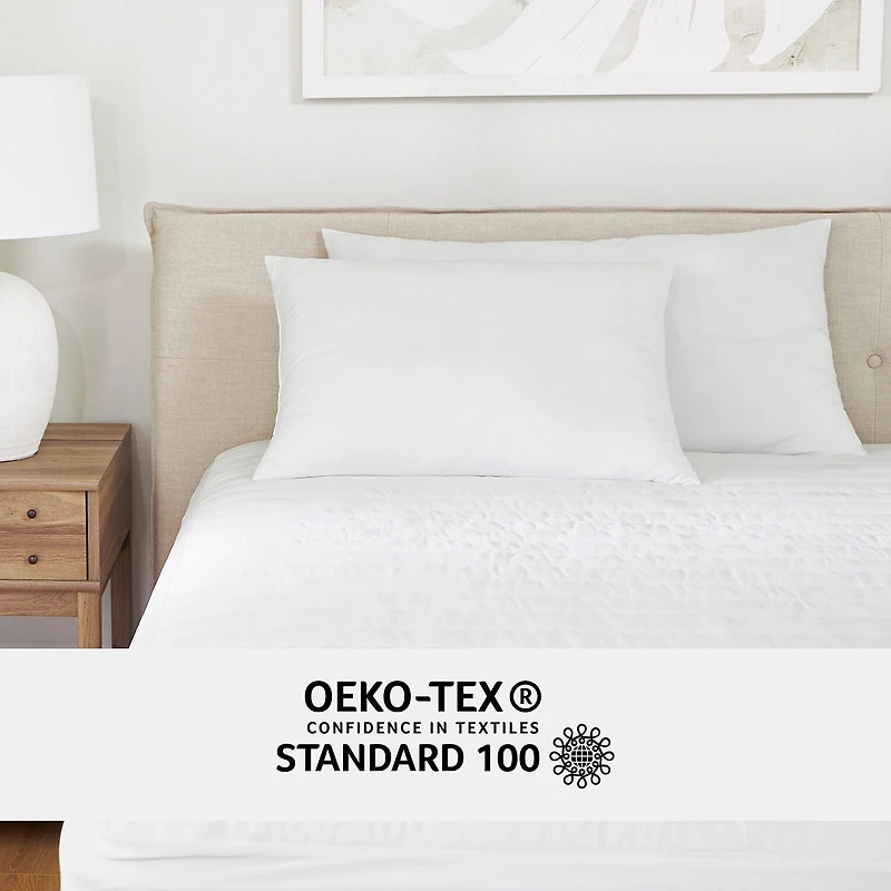 Casual Comfort Down Alternative 2 Pack Soft Density Bed Pillow