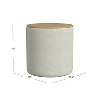 Homepop Storage Lift-Top Upholstered Ottoman