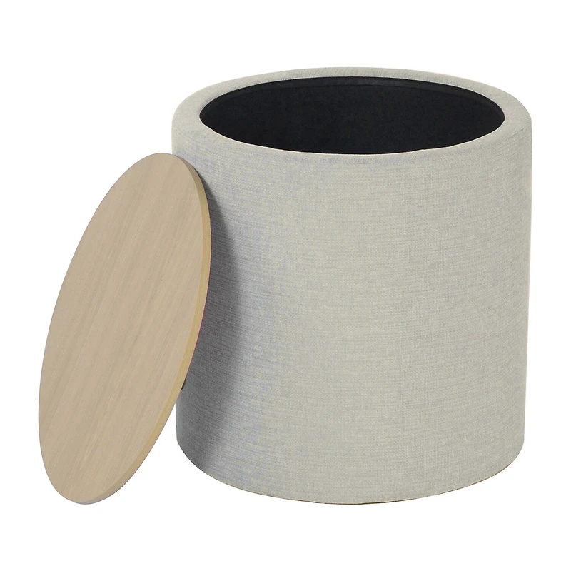 Homepop Storage Lift-Top Upholstered Ottoman