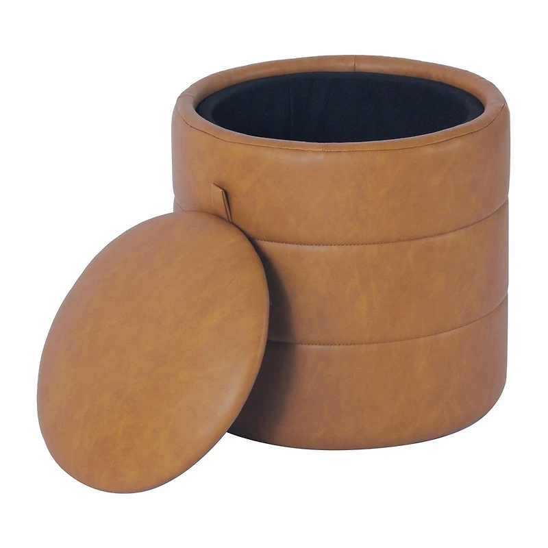 Homepop Storage Lift-Top Upholstered Ottoman