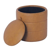 Homepop Storage Lift-Top Upholstered Ottoman