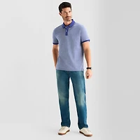 St. John's Bay Essential Oxford Mens Classic Fit Short Sleeve Polo Shirt
