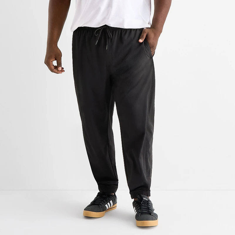 Shaquille O'Neal XLG™ Woven Mens Tapered Classic Fit Big and Tall Track Pant