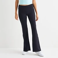 Arizona Womens Mid Rise 30 1/2" Active Flare Juniors Full Length Leggings