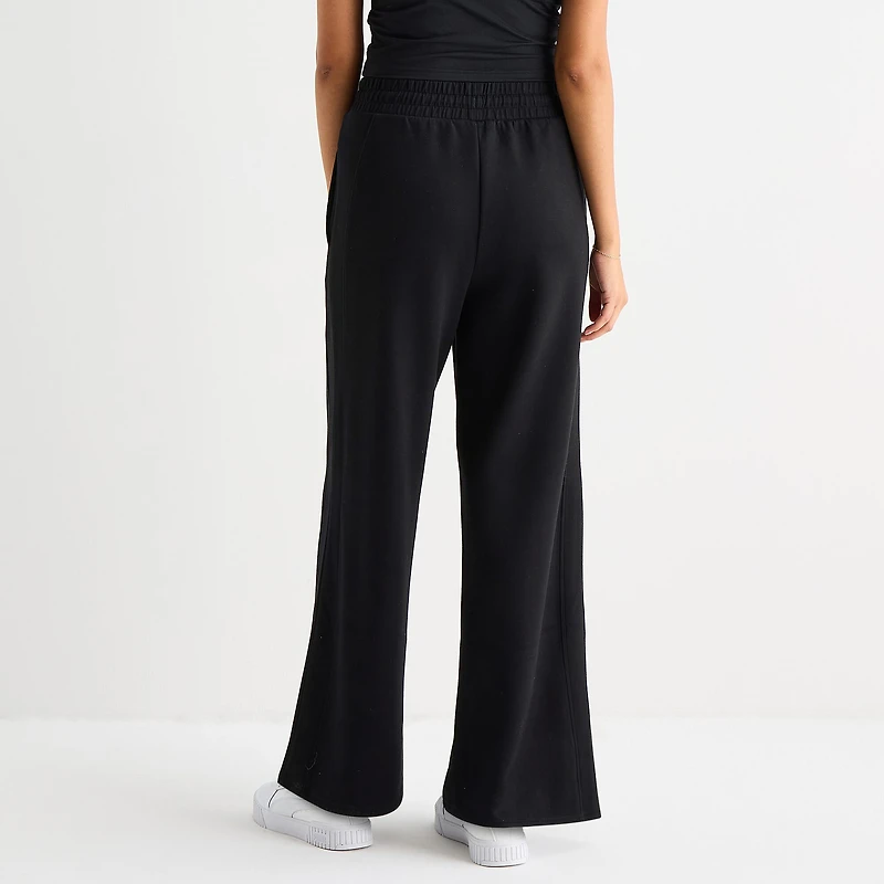 Arizona Womens Juniors Wide Leg Sweatpant