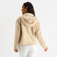 St. John's Bay Womens Hooded Lightweight Anorak