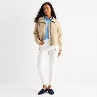 St. John's Bay Womens Hooded Lightweight Anorak