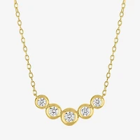 Diamond Addiction (G-H / Si2-I1) Womens 1/3 CT. T.W. Lab Grown White Diamond 10K Gold 18 Inch Pendant Necklace