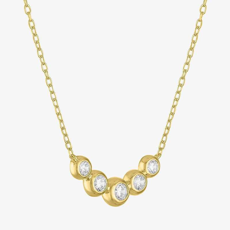 Diamond Addiction (G-H / Si2-I1) Womens 1/3 CT. T.W. Lab Grown White Diamond 10K Gold 18 Inch Pendant Necklace