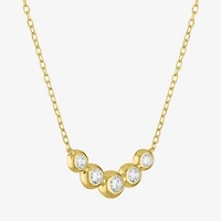Diamond Addiction (G-H / Si2-I1) Womens 1/3 CT. T.W. Lab Grown White Diamond 10K Gold 18 Inch Pendant Necklace