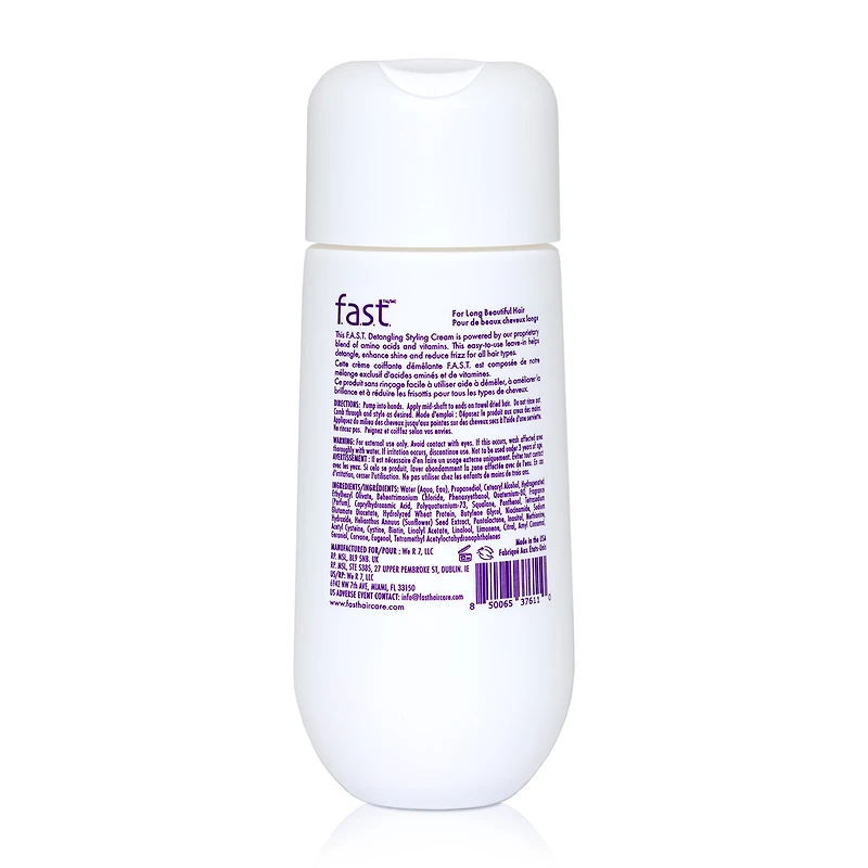 F.A.S.T™ Detangling Styling Cream 3 Oz Hair Cream 6 oz