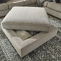 Signature Design by Ashley® Bovarian Upholstered Storage Ottoman
