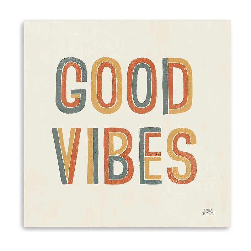 Lumaprints Retro Words I Giclee Canvas Art