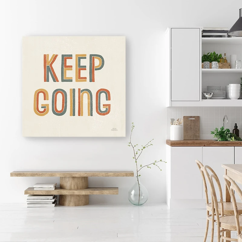 Lumaprints Retro Words Ii Giclee Canvas Art