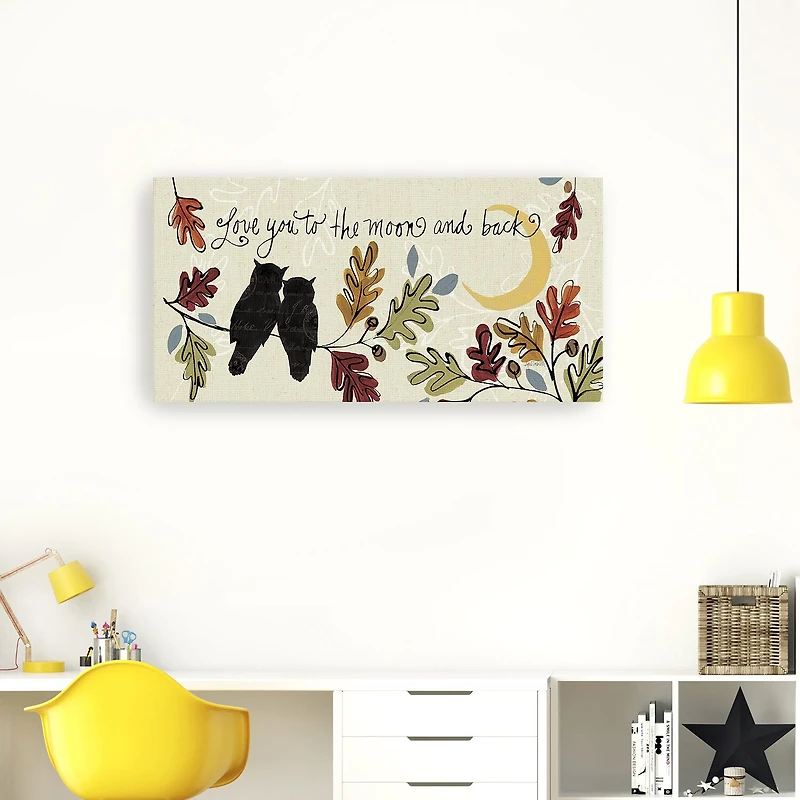Lumaprints Owl Love I Giclee Canvas Art