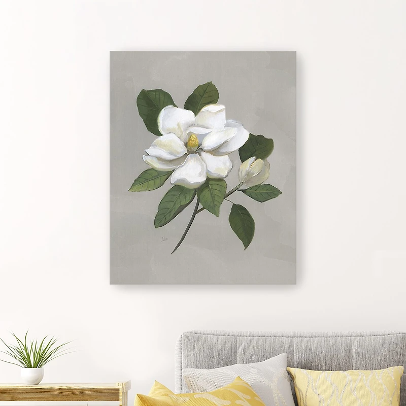 Lumaprints Botanical Magnolia Giclee Canvas Art