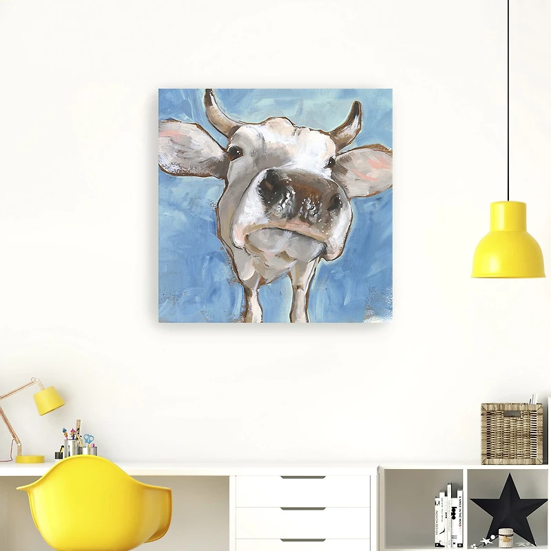 Lumaprints Cattle Close-Up I Giclee Canvas Art