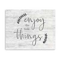 Lumaprints Enjoy The Little Things Giclee Canvas Art