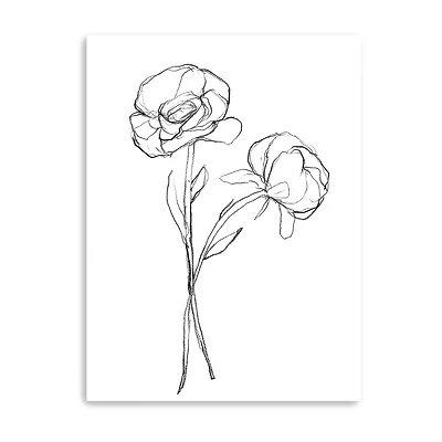Lumaprints Stem Contour I Giclee Canvas Art