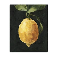 Lumaprints Dark Lemon I Giclee Canvas Art