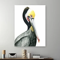 Lumaprints Watercolor Pelican I Giclee Canvas Art