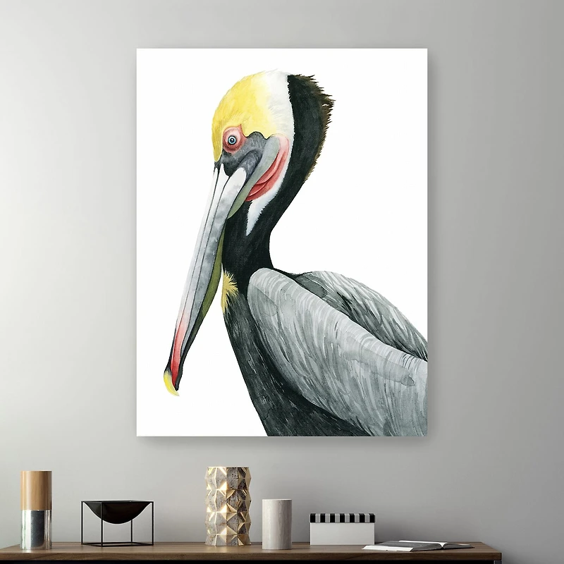 Lumaprints Watercolor Pelican Ii Giclee Canvas Art