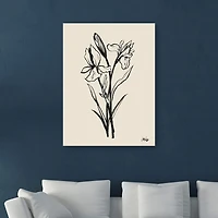 Lumaprints Iris Sketch I Giclee Canvas Art