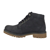 Lugz Womens Mantle Mid Block Heel Lace Up Boots