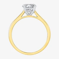 (H-I / Si2) Womens 1 1/2 CT. Lab Grown White Diamond 14K Gold Round Solitaire Engagement Ring