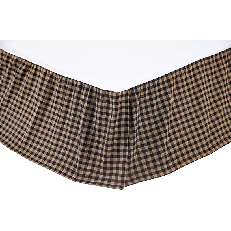 VHC Brands Country Check 16" Bed Skirt