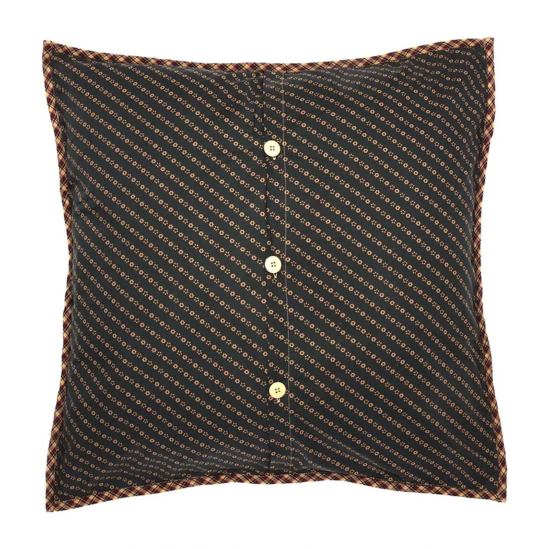 VHC Brands Patriotic Patch Quilted Euro Sham