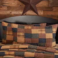 VHC Brands Patriotic Patch Pillow Sham