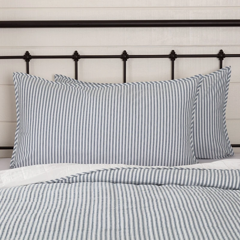 VHC Brands Sawyer Mill Stripe Pillow Sham