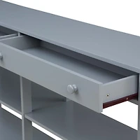 Oxford 2-Drawer Storage Console Table with Shelves