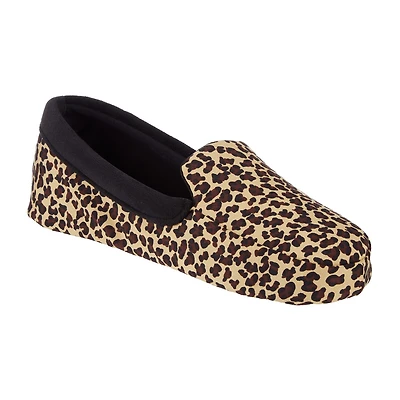 Isotoner Ivy Spandex Velour Womens Moccasin Slippers