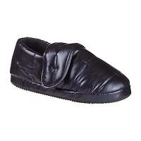 Isotoner Mikaela Nylon Puffer Closedback Womens Memory Foam Slip-On Slippers